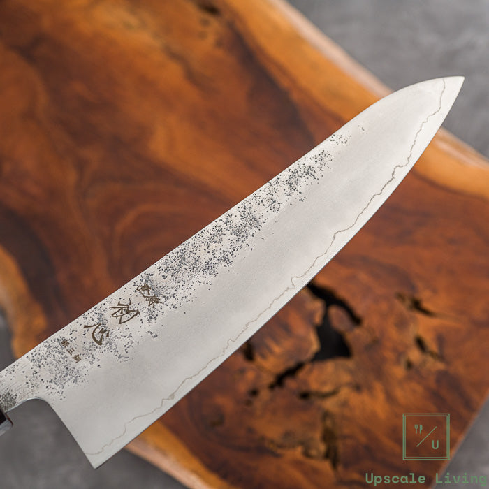 Hatsukokoro Ginrei Silver#3 Steel 3-Layer Nashiji Gyuto 210mm