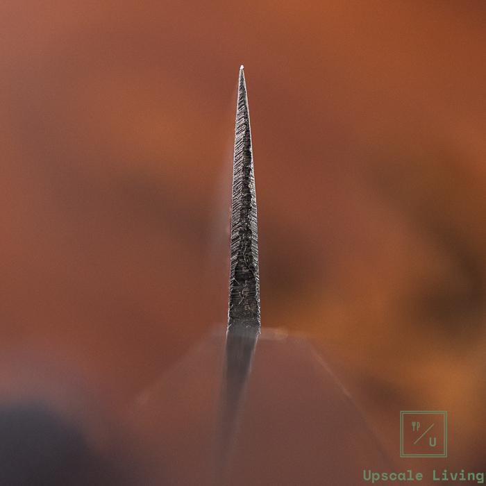 Japanese Artisan Knife Hatsukokoro Sumi AO#2 Kurouchi Petty 120mm