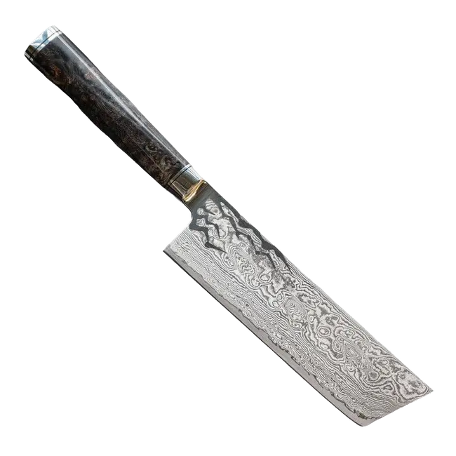 Pisau Dapur Jepang Ryusen Oukokuryu MT SG2 Nakiri 155mm