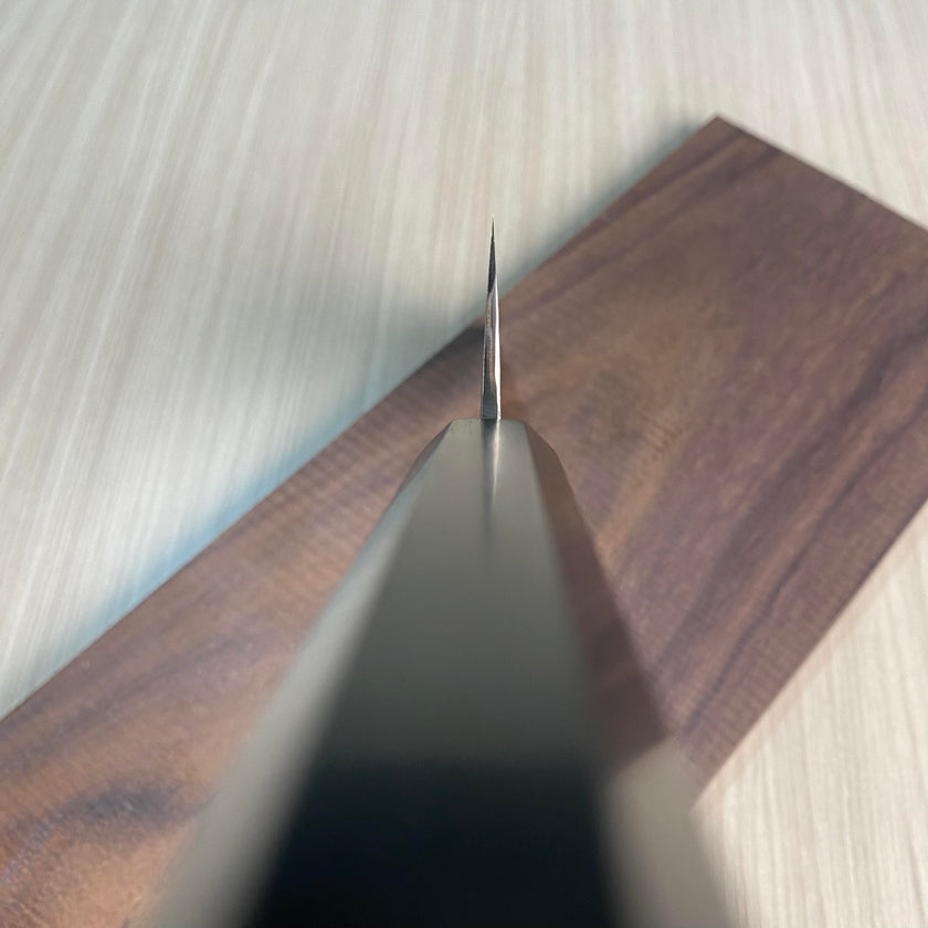 Hatsukokoro Kurokaze Shirogami#2 S/S Cladding Gyuto 180mm