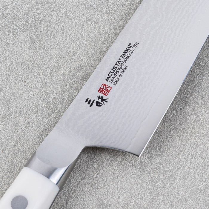 MCUSTA Corian Series VG10 33-Damascus Santoku 180mm