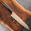 Pisau Dapur Jepang Hatsukokoro Hinotori V-Toku2 Rainbow Damascus Gyuto 210mm