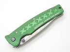 EDC Folding Knife MCUSTA VG10 Damascus Tsuchi BUSHI FUSION 85mm GREEN