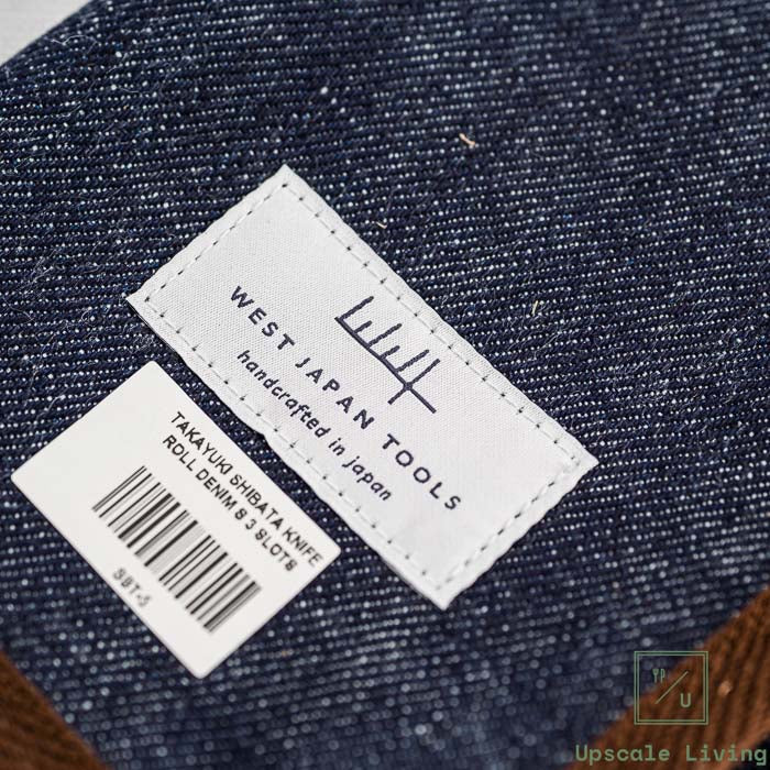 Shibata Takayuki Knife Roll Denim S 3 SLOTS