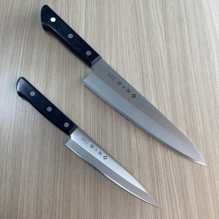 Pisau Dapur Jepang  Tojiro Gift Set 2pcs TBS-210 Petty 135mm and Gyuto 200mm