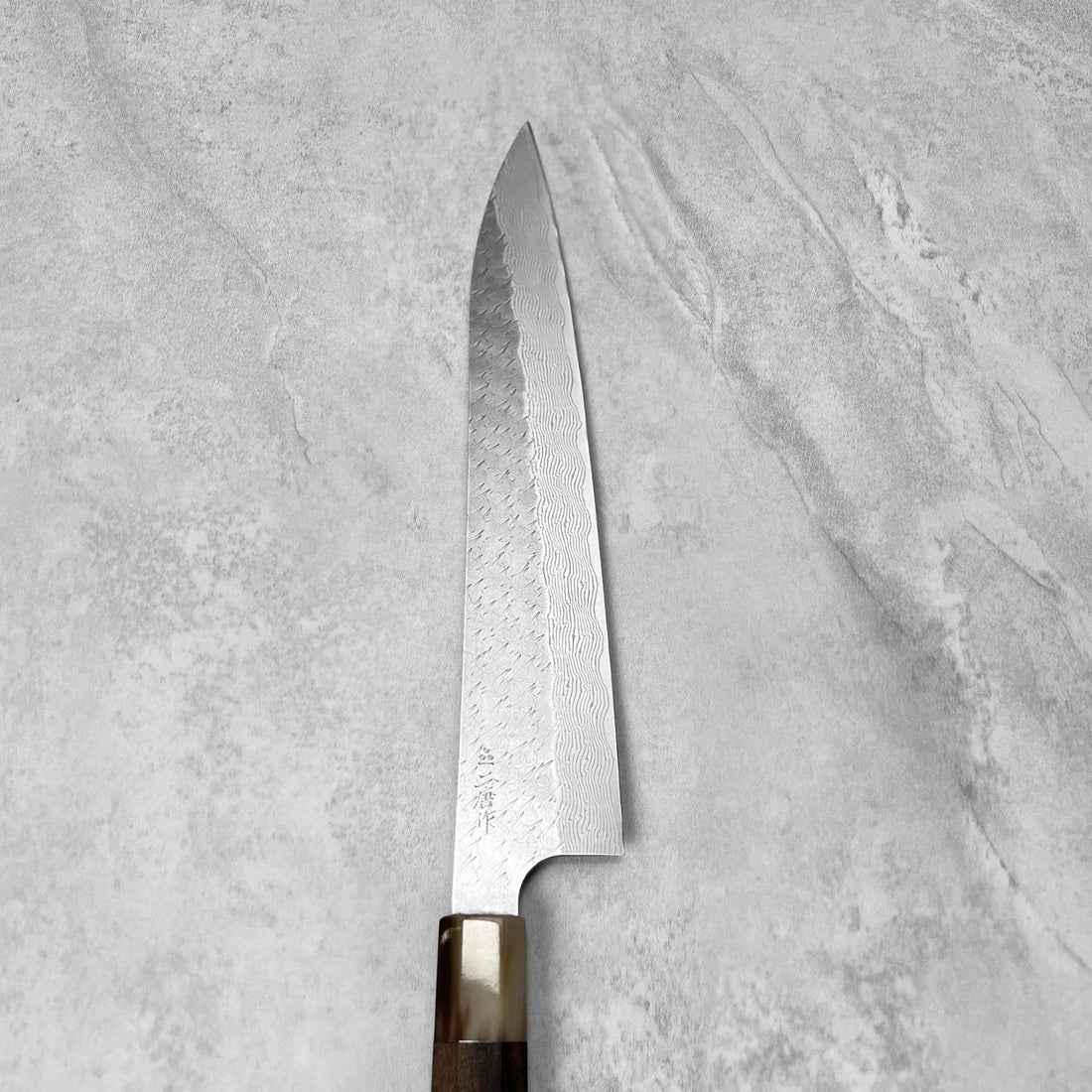 Pisau Dapur Jepang Nigara Hamono SG Strix  Tsuchime Damascus Sujihiki 270mm