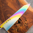 Pisau Dapur Jepang Hatsukokoro Ryuhyo Rainbow Coating SG2 Damascus Kiritsuke Gyuto210mm