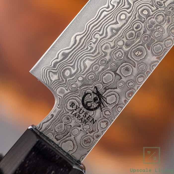 Pisau Dapur Jepang Ryusen Bonten Unryu KAI VG10 Damascus Kengata Sujihiki 240mm