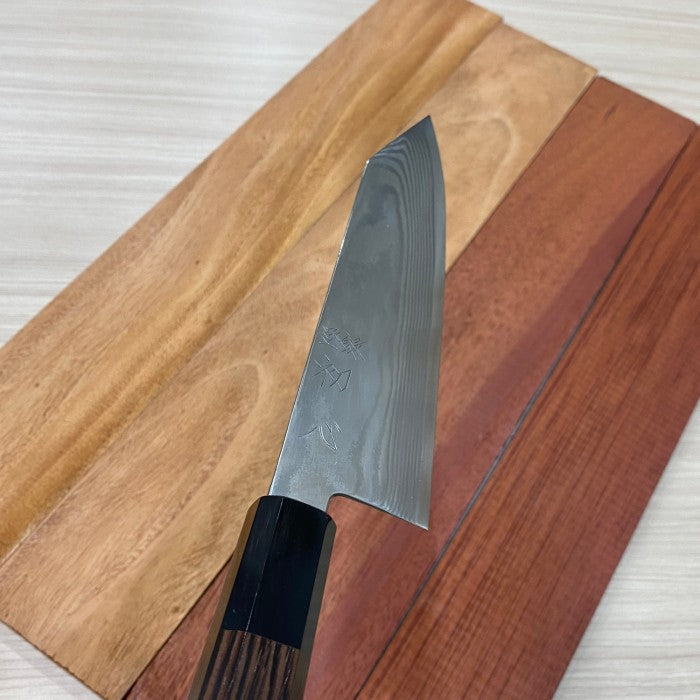 Japanese Knife Hatsukoro GIN-SAN Ginso Nickel Damascus Bunka 180mm