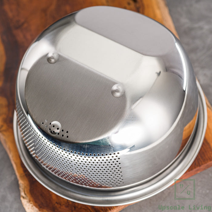 Fujii K-Trade Stainless Steel  Cooking Bowl Strainer  3-Way