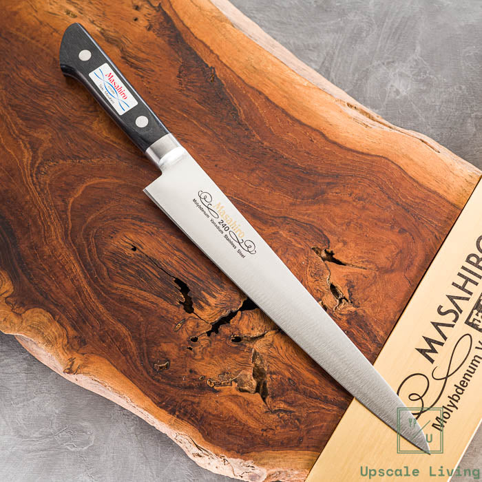 Pisau Dapur Jepang Masahiro MV Suhijiki 240mm W/Bolster
