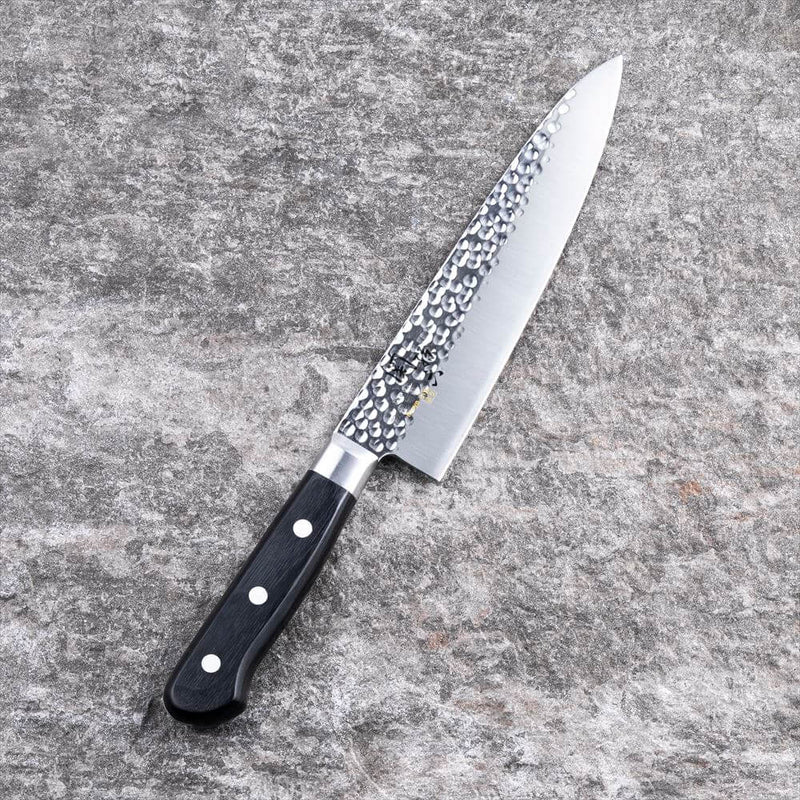 Pisau Dapur Jepang Seki Magoroku Imayou MV Hammered Finish Gyuto 180MM