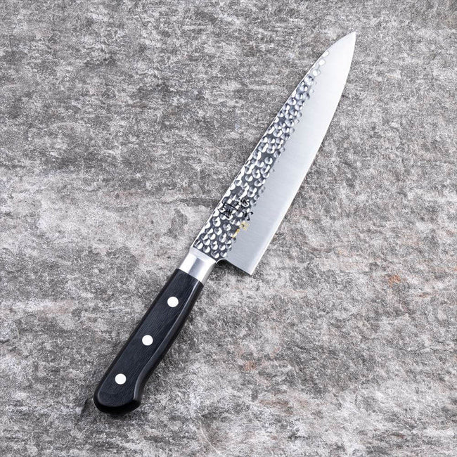 Pisau Dapur Jepang Seki Magoroku Imayou MV Hammered Finish Gyuto 180MM