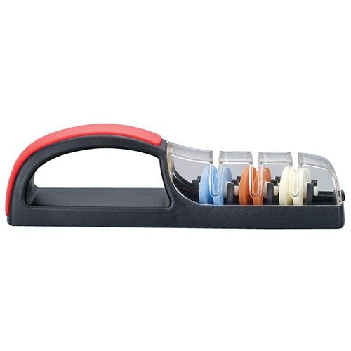 Pengasah Pisau GLOBAL MINOSHARP Plus 3 Water Sharpener Black/Red