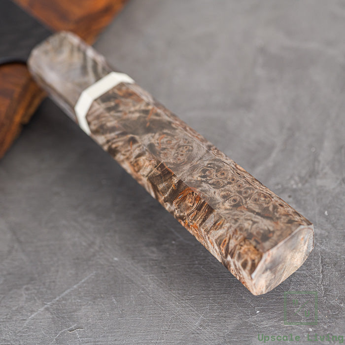 Pisau Dapur Jepang Nigara Hamono SG2 Kurouchi Tsuchime  Kiritsuke Nakiri 180mm