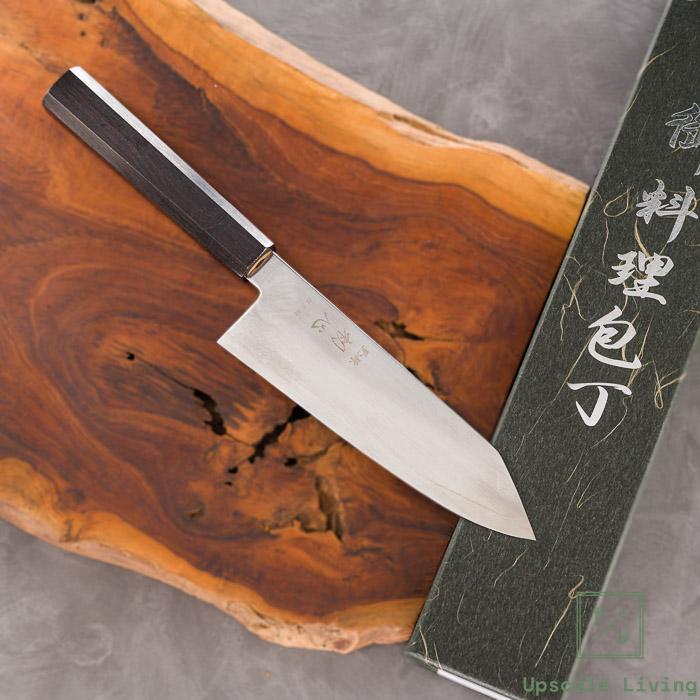 Pisau Jepang Hatsukokoro Ginsou Silver#3 Bunka 180mm