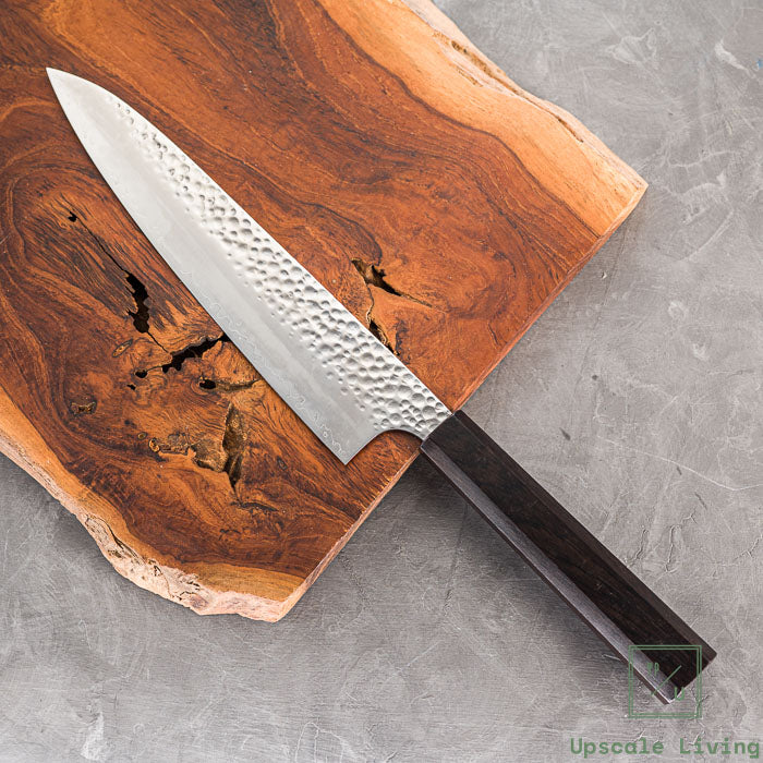 Pisau Dapur Jepang Hatsukokoro Hayabusa VG10 Tsuchime 3Layer Gyuto210mm