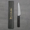 Japanese Knife TOJIRO Shippu Black DP Damascus Steel Petty 130mm