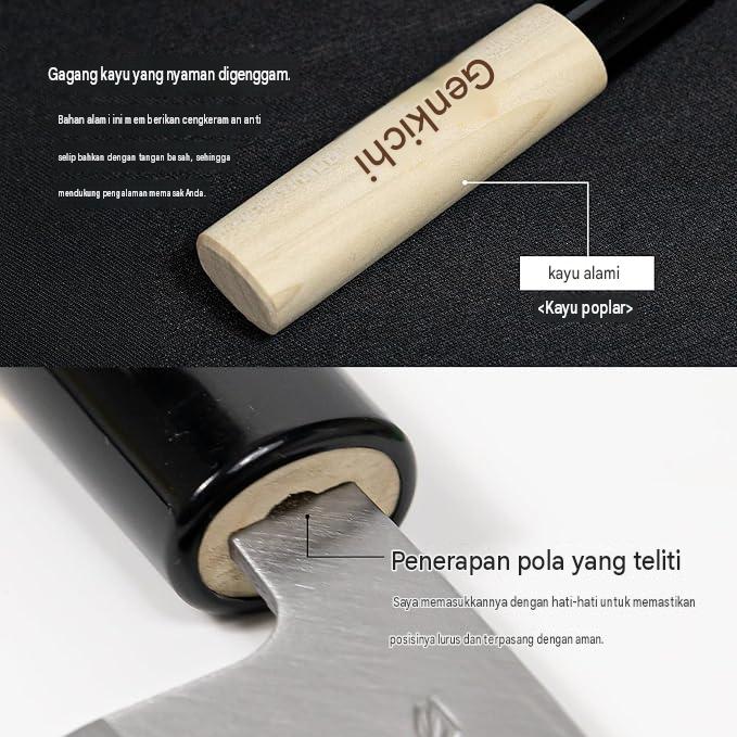 Pisau Dapur Jepang Sakai Genkichi SK-5 Steel Ko-Deba 105mm