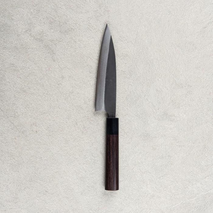 Japanese Knife Yoshida Hamono Aogami#2 Kurouchi Santoku Funayuki 170mm