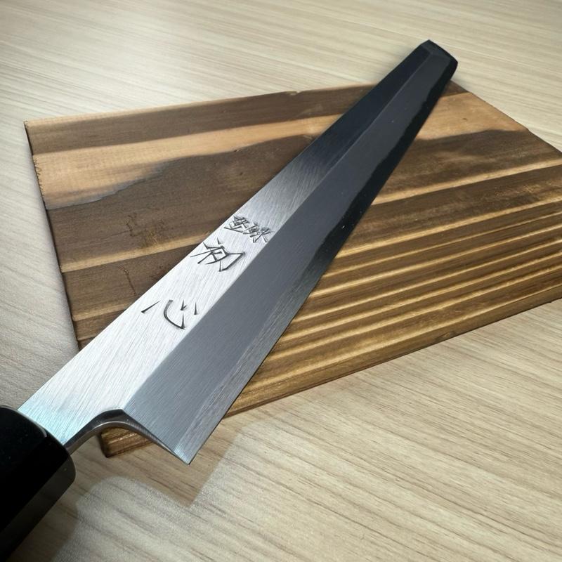 Japanese Artisan Knife Naohito Myojin Shisaragi Shirogami#2 Sakimaru Yanagi 330mm