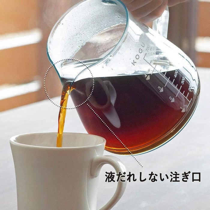 Teko Kopi KOGU Unbreakable Server 700ml Made in Tsubame - Japan