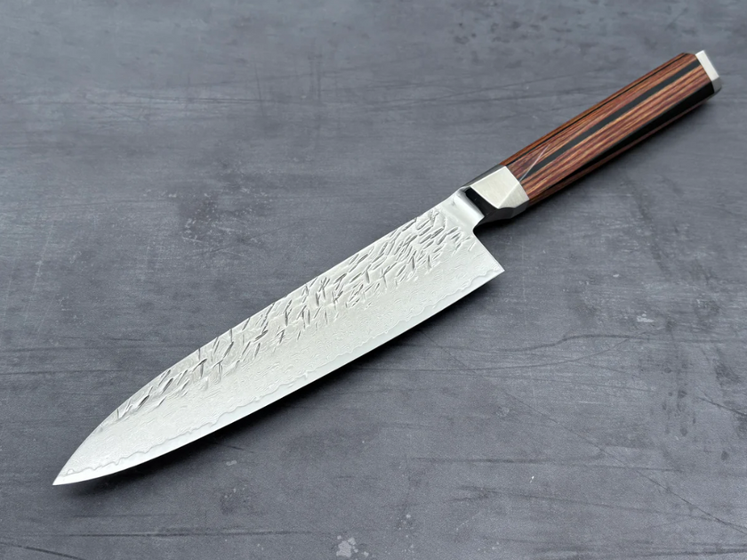 Pisau  Dapur Jepang ONO Suzukaze SG2 69 layer Damascus Petty150mm