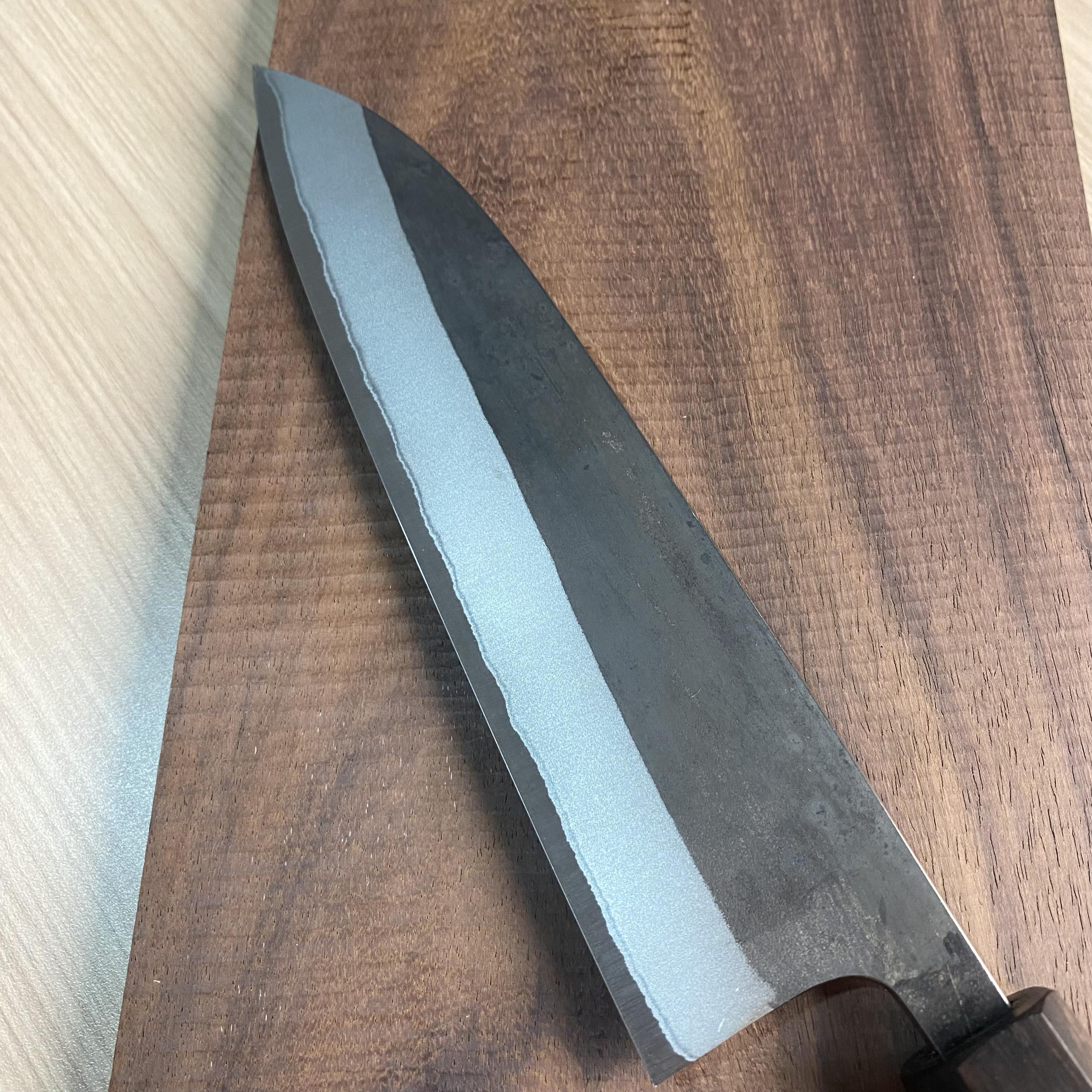 Hatsukokoro Kurokaze Shirogami#2 S/S Cladding Gyuto 180mm