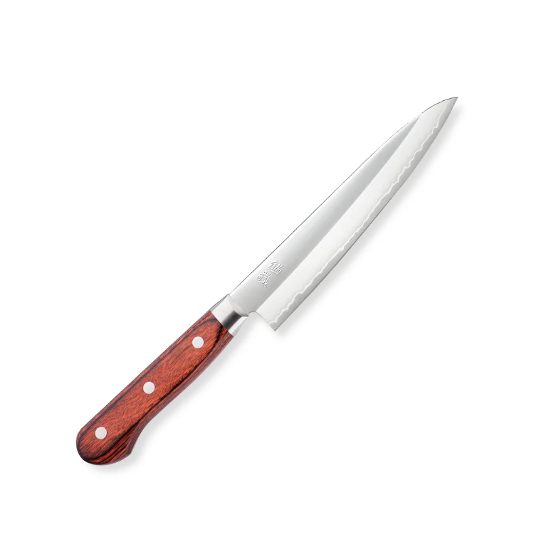 Pisau Dapur Jepang Suncraft 3 Layers Clad Steel AUS10 Petty 150mm