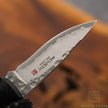 EDC Japanese MC-231DB Mike Irie Collaboration Sport 100 Damascus with VG-10 Core Micarta 165mm Fixed Blade