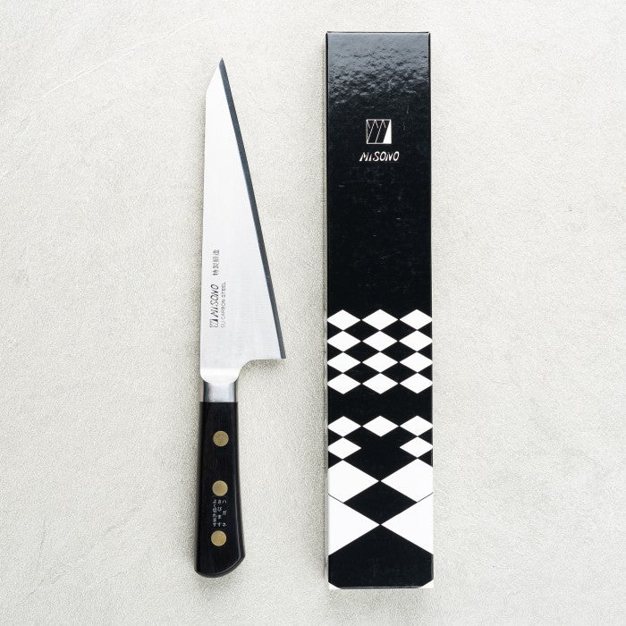 Japanese Knife Misono SW Swedish Carbon Steel Garasuki Butcher 185mm