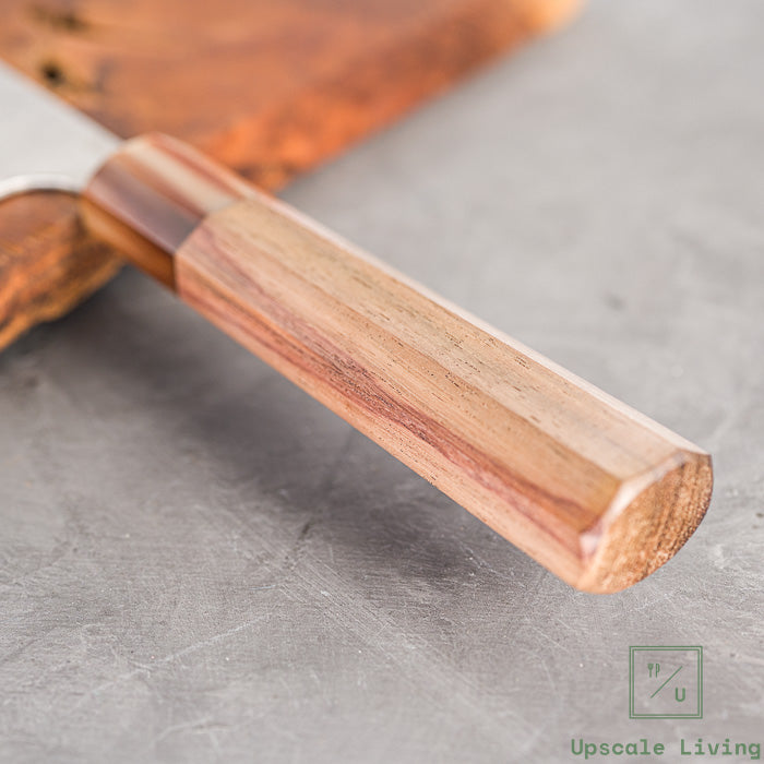 Pisau Dapur Jepang  Nigara Hamono SG Strix Damascus Tsuchime Petty 150mm