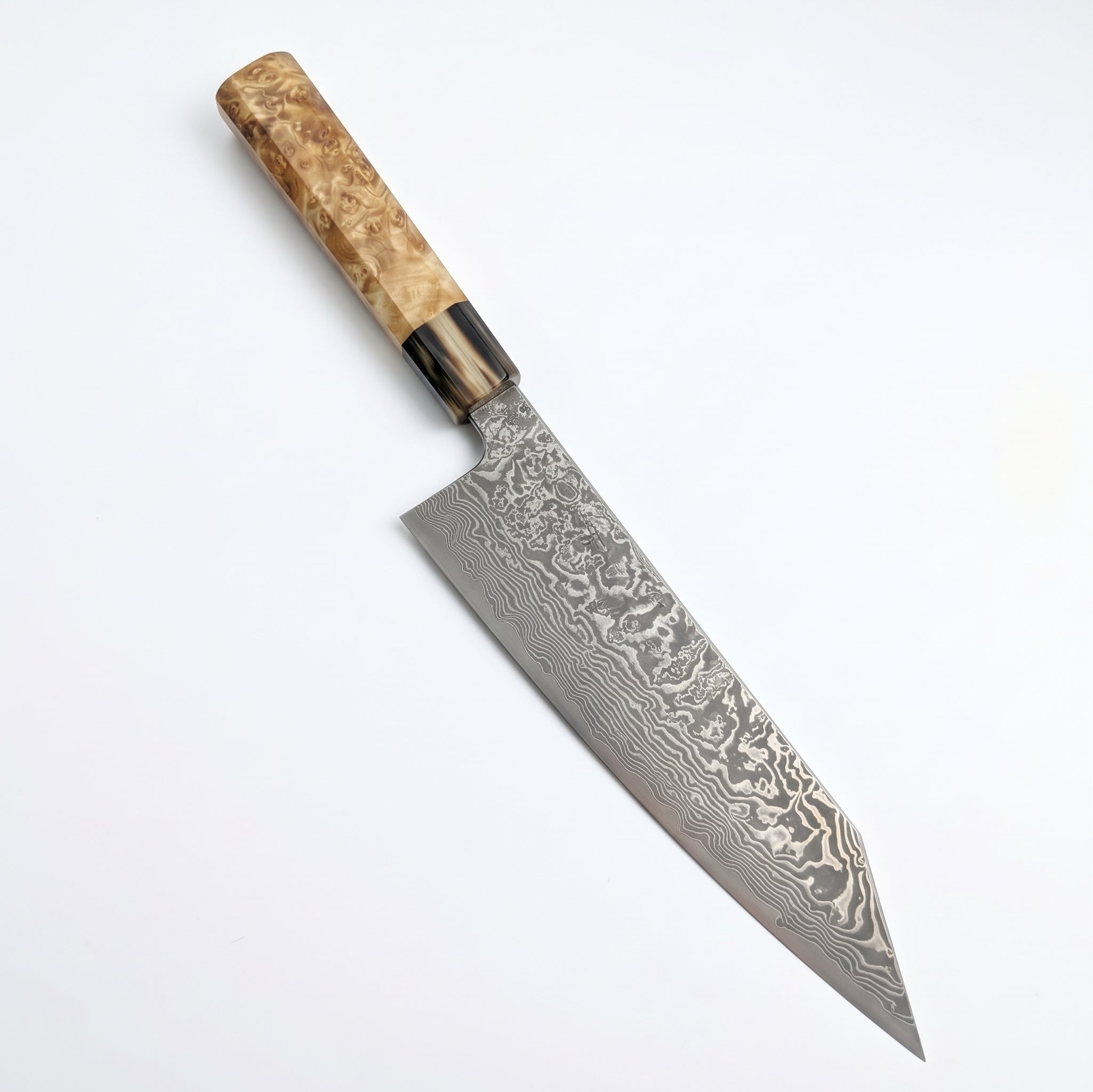 Pisau Dapur Jepang Enkyu SG2 Damascus K-Gyuto 210mm