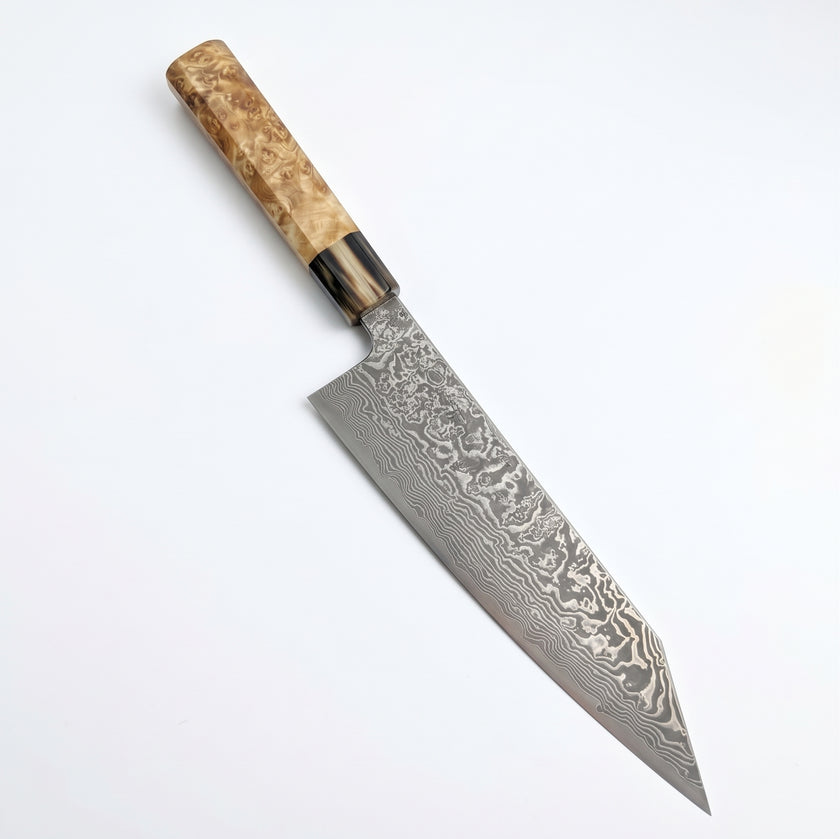 Pisau Dapur Jepang Enkyu SG2 Damascus K-Gyuto 210mm