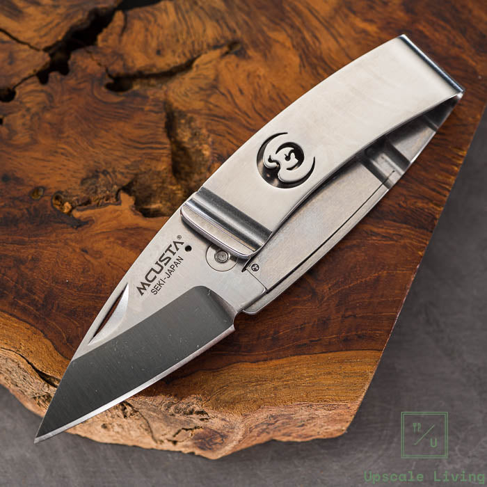 EDC Japanese Folding Knife MCUSTA AUS-8 Kamon Crane Gentlemen's Knife 60mm