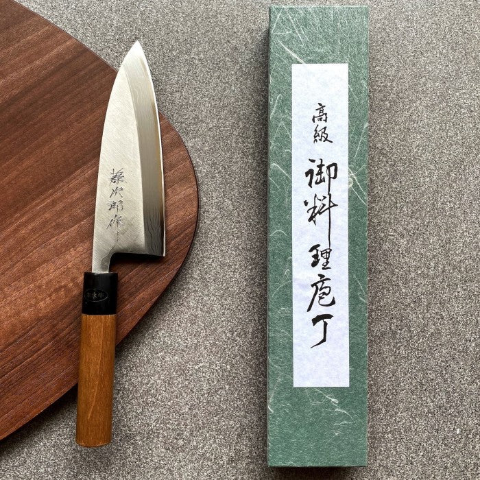 Japanese Knife TOJIRO Aogami Damascus Steel Deba 165mm