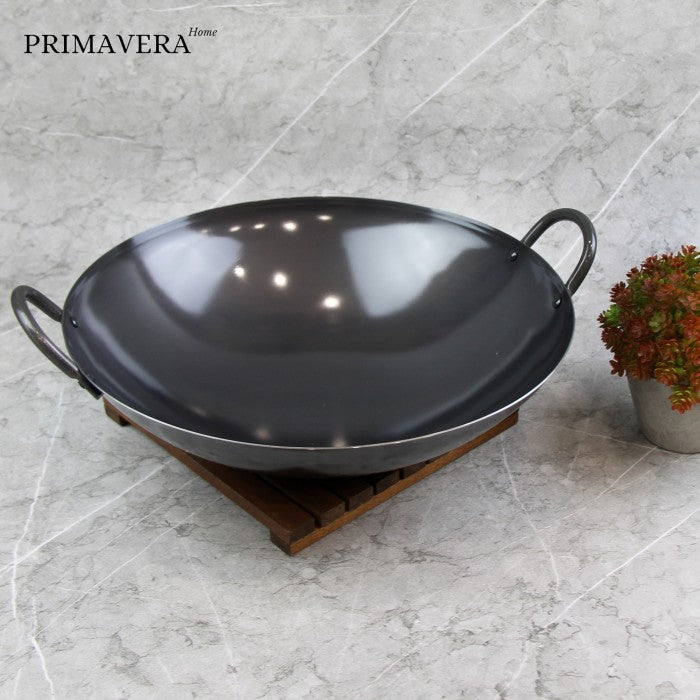 Wajan Jepang Pearl Life Iron Wok 36cm ( Made in Japan )