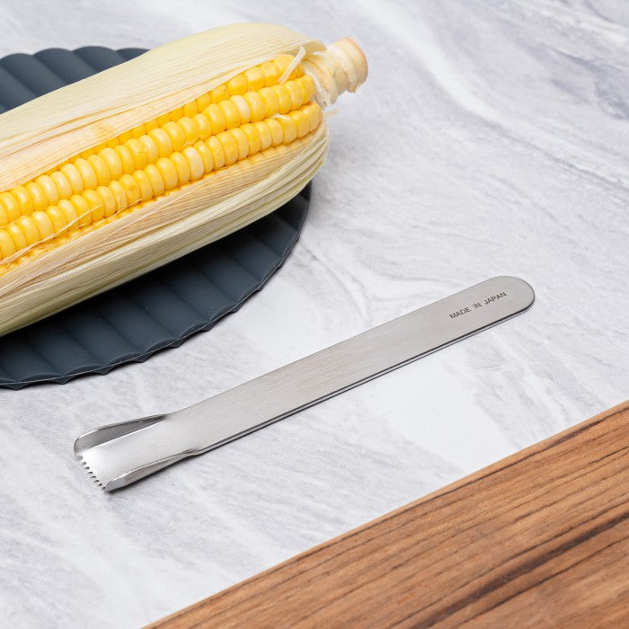 Pengupas Jagung Yoshikawa EatCo Poro Corn Peeler - Made in Japan