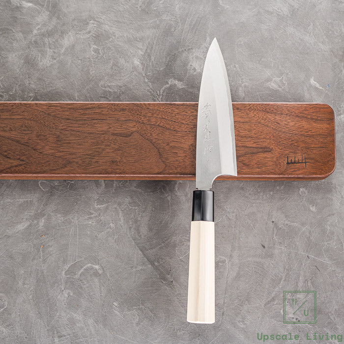 Shibata Takayuki Walnut Knife Holder Magnetic Knife Bar