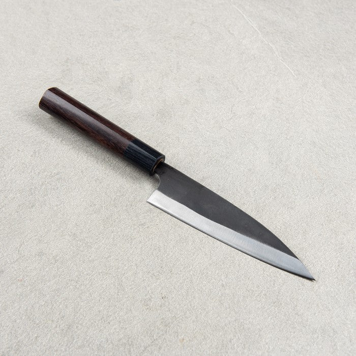 Japanese Knife Yoshida Hamono Aogami#2 Kurouchi Santoku Funayuki 170mm