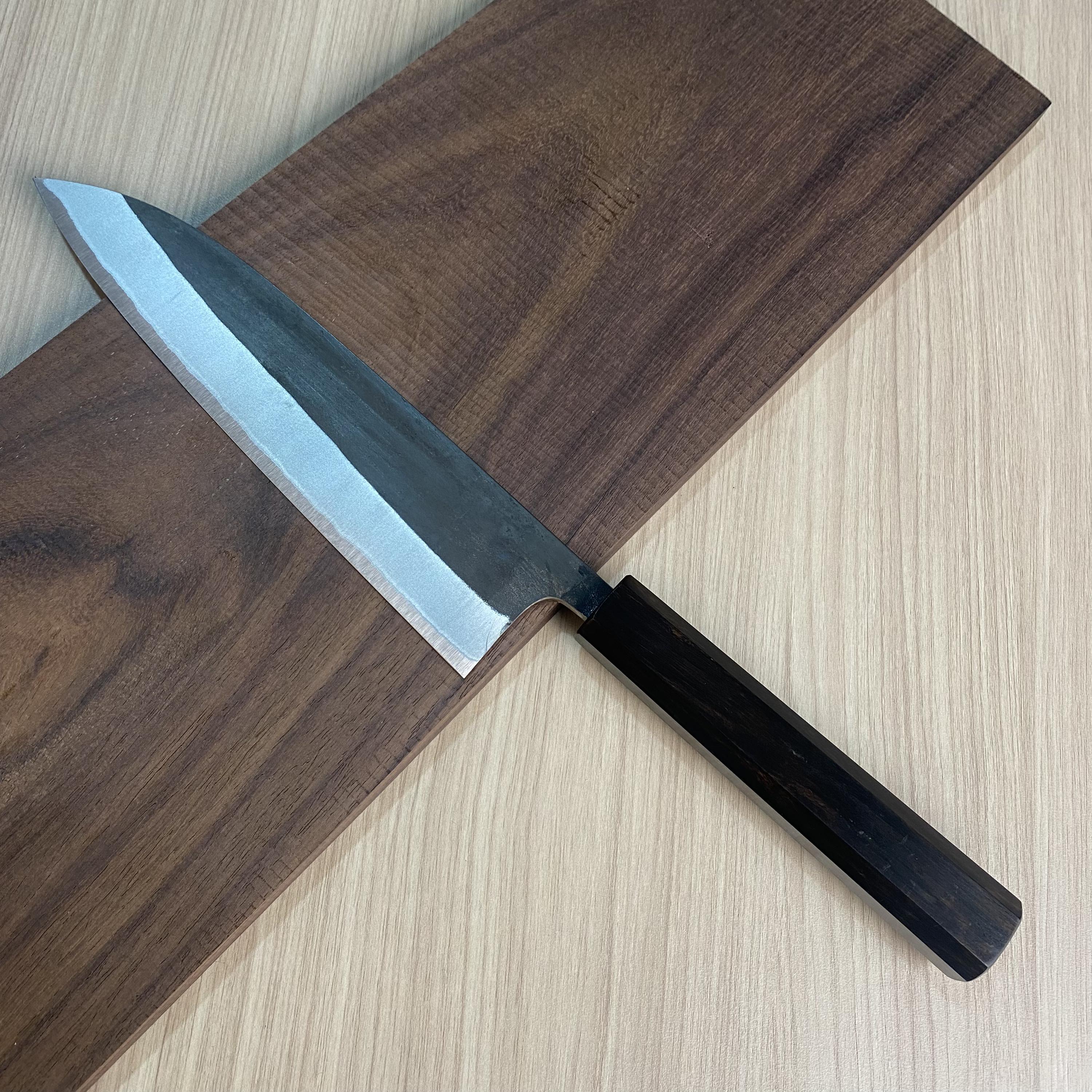 Hatsukokoro Kurokaze Shirogami#2 S/S Cladding Gyuto 180mm