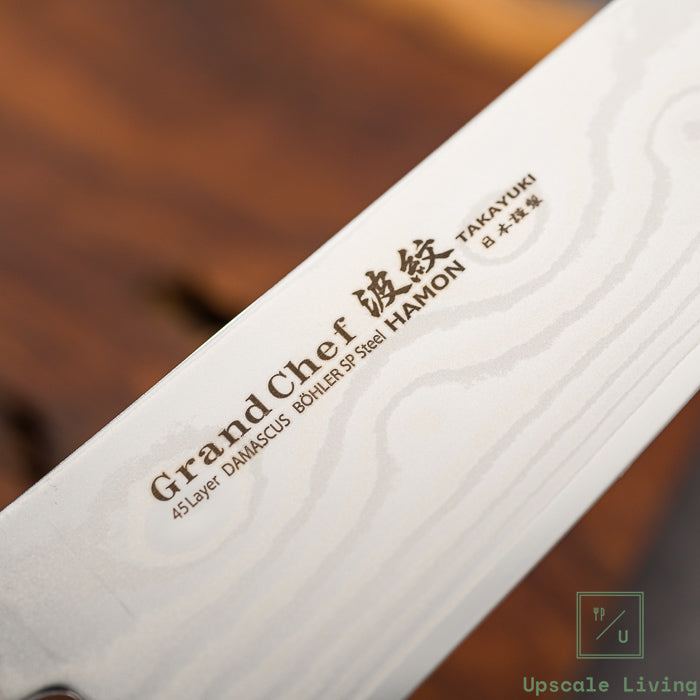 SAKAI TAKAYUKI Grand Chef Hamon Bohler Santoku 170mm