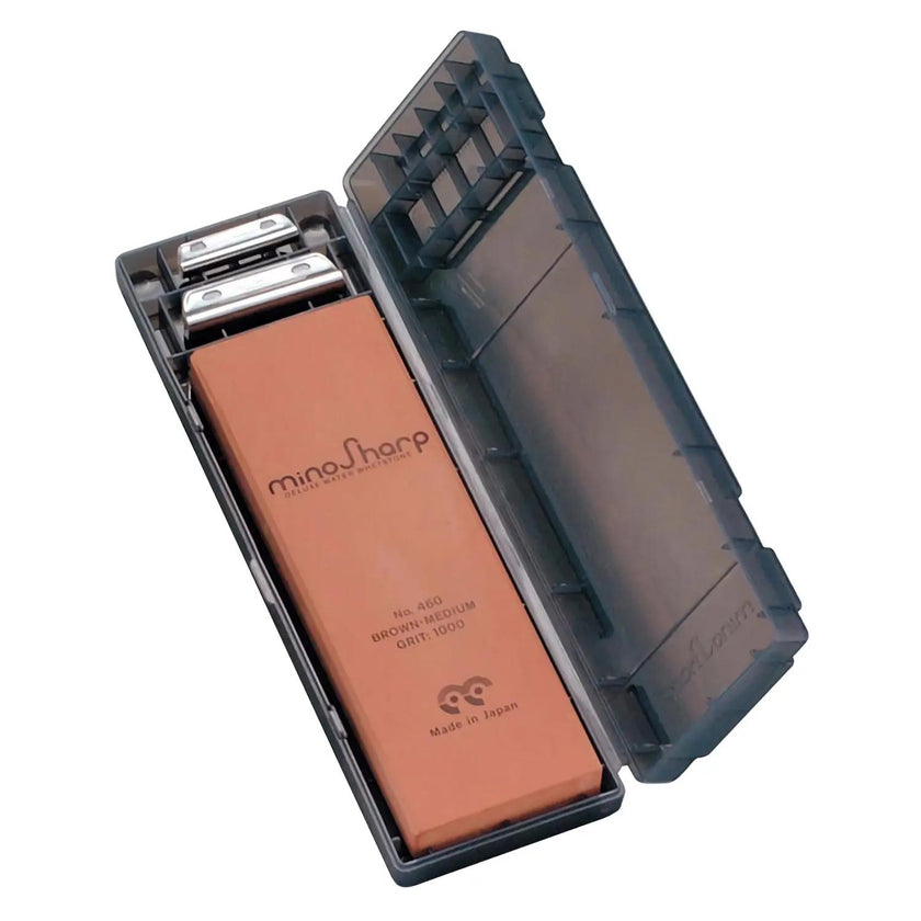 Pengasah Pisau GLOBAL MINOSHARP G-460 Whetstone Brown Grit 1000