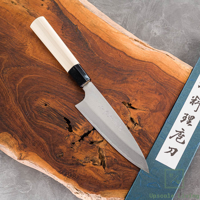 Pisau Dapur Jepang Kitaoka Aogami#2 Migaki HPC Funayuki 150mm