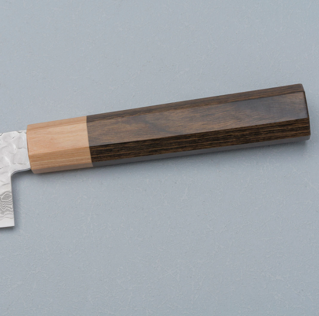 Pisau Dapur Jepang Kotetsu VG10 Tsuchime Damascus Wa-Gyuto 210mm