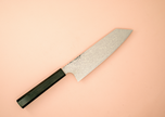 Pisau Dapur Jepang Hatsukokoro Ginga ATS-34 steel Nickel Damascus Bunka170mm
