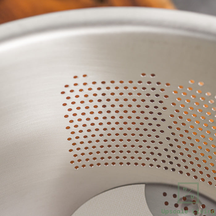 Fujii K-Trade Stainless Steel  Cooking Bowl Strainer  3-Way