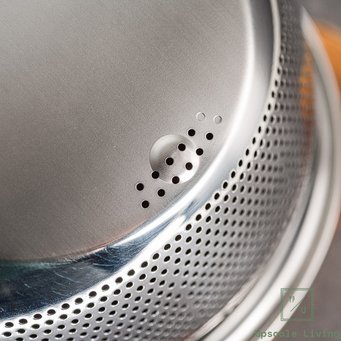 Fujii K-Trade Stainless Steel  Cooking Bowl Strainer  3-Way