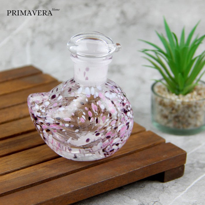 Hirota Blue Bird Edo Glass Soy Sauce Dispenser Violet Made in Japan