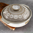 Japan Ceramic Hot Pot Donabe Caserole Nabemono GINPO Hanamishima No.7